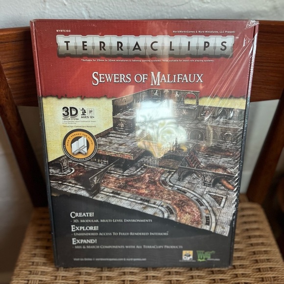 TerraClips Sewers of Malifaux 3D Modular Terrain System NEW Discontinued OOP Set